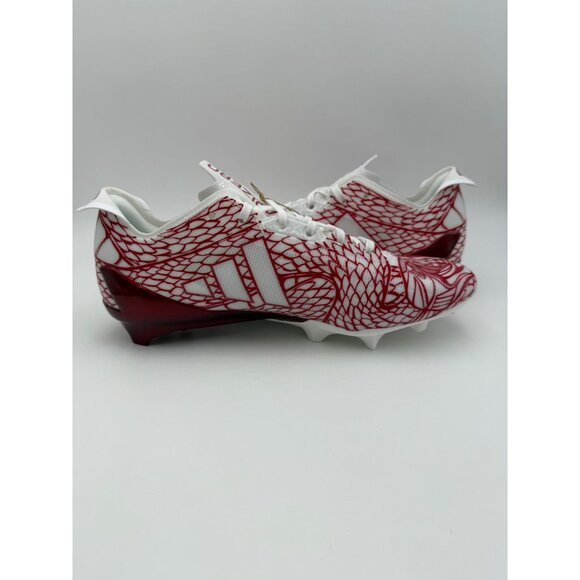 Size 10.5 - Adizero Electric.2 'Team Red White' Football Cleats - Picture 4 of 8